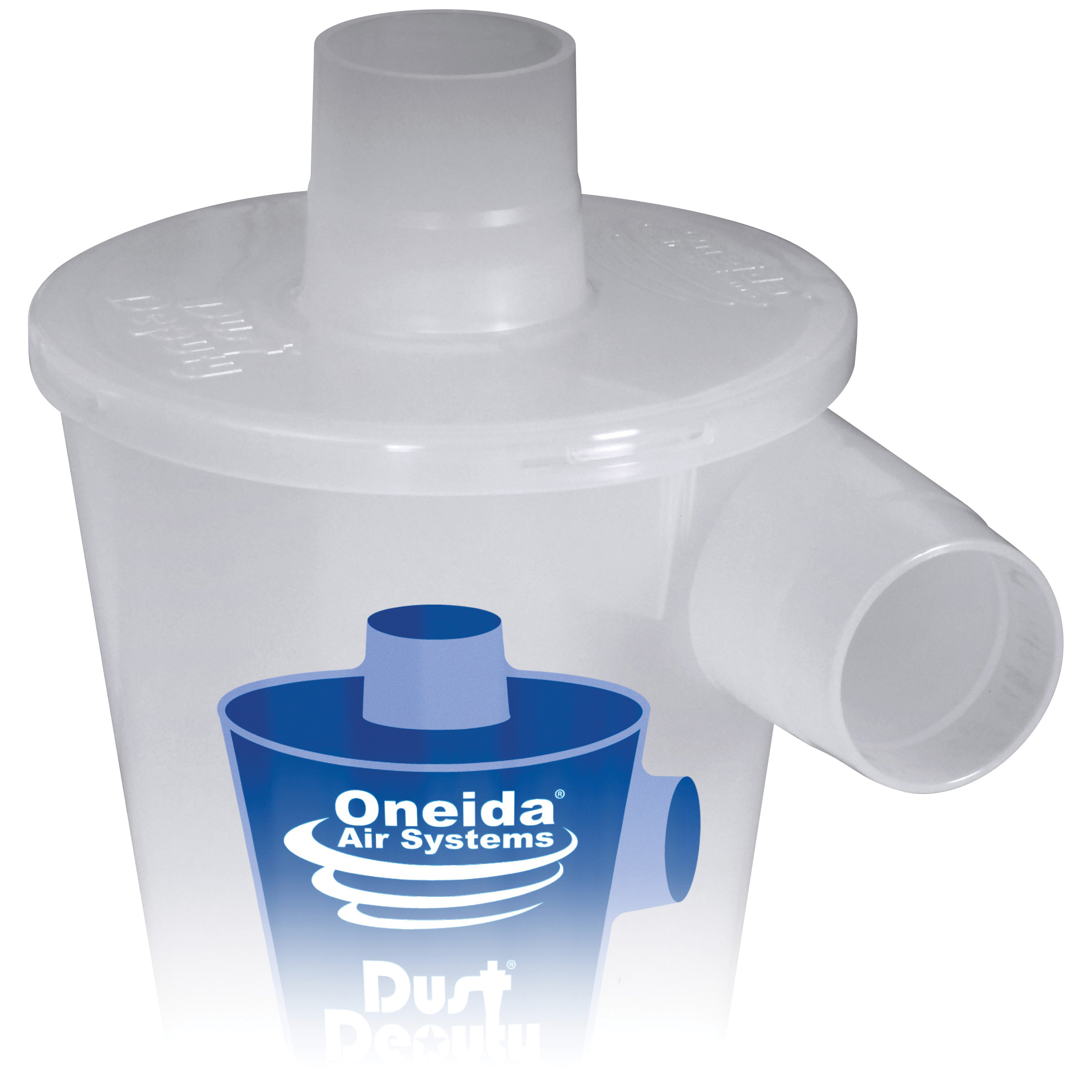 Oneida Air Systems AXD000004B Cyclone Separator Kit, Polypropylene, Clear - 5