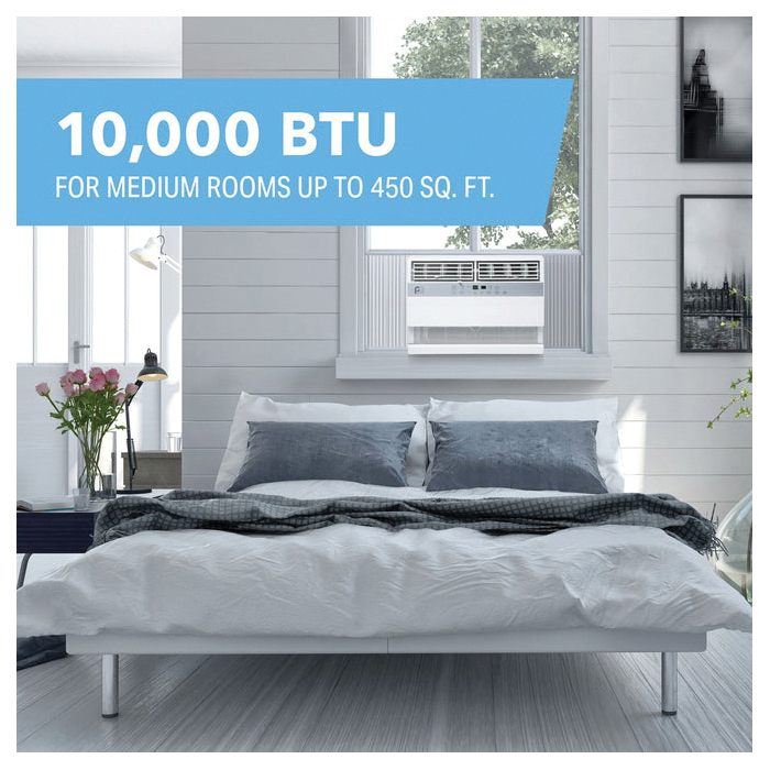 Perfect Aire 1PAWFC10000 High-Efficiency Window Air Conditioner with Wireless Smart Control, 115 V, 10,000 Btu Cooling - 2