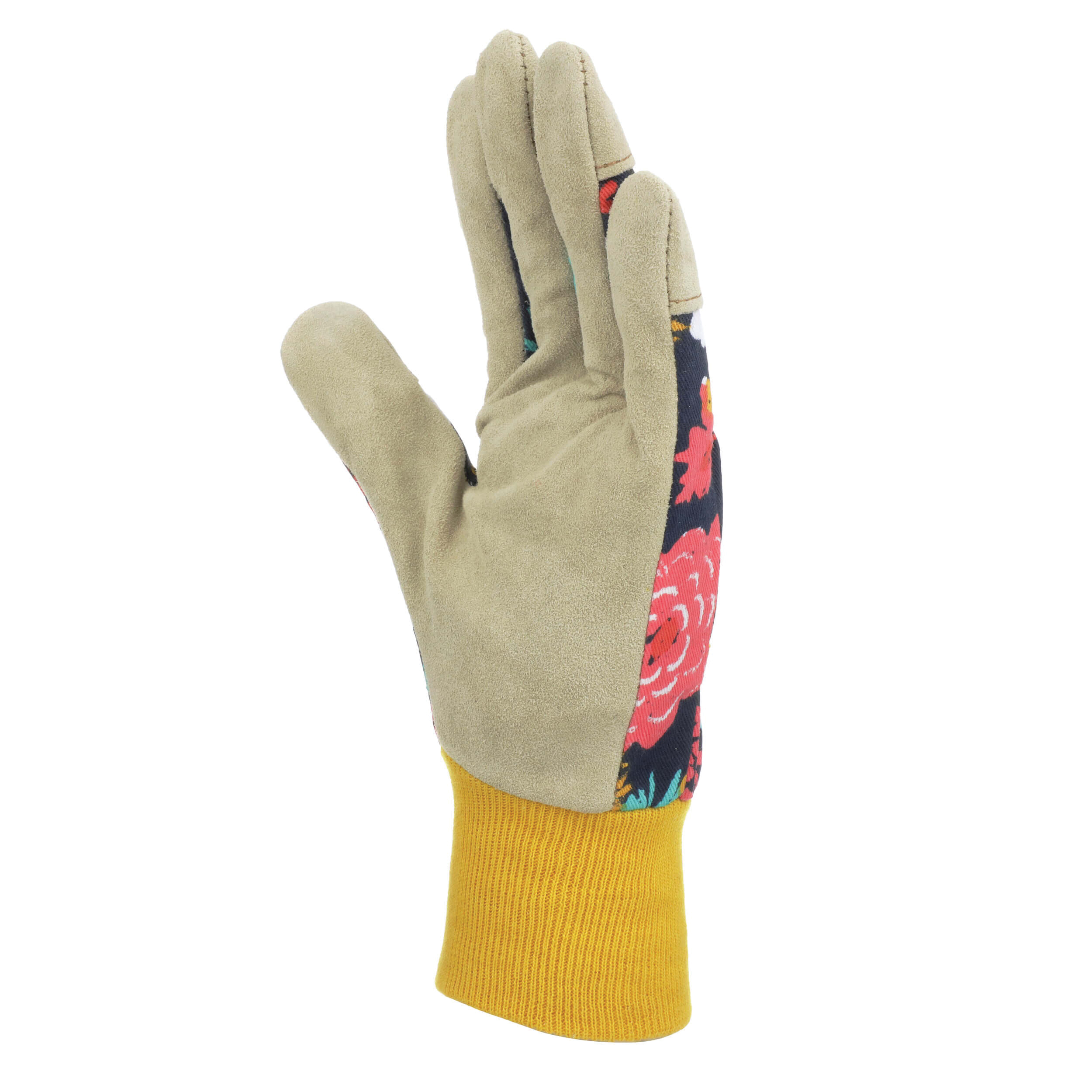 Wells Lamont 4180S Gloves, Women's, S, 6 to 6-1/2 in L, Reinforced Thumb, Elastic, Knit Wrist, Canvas, Multi-Color - 4