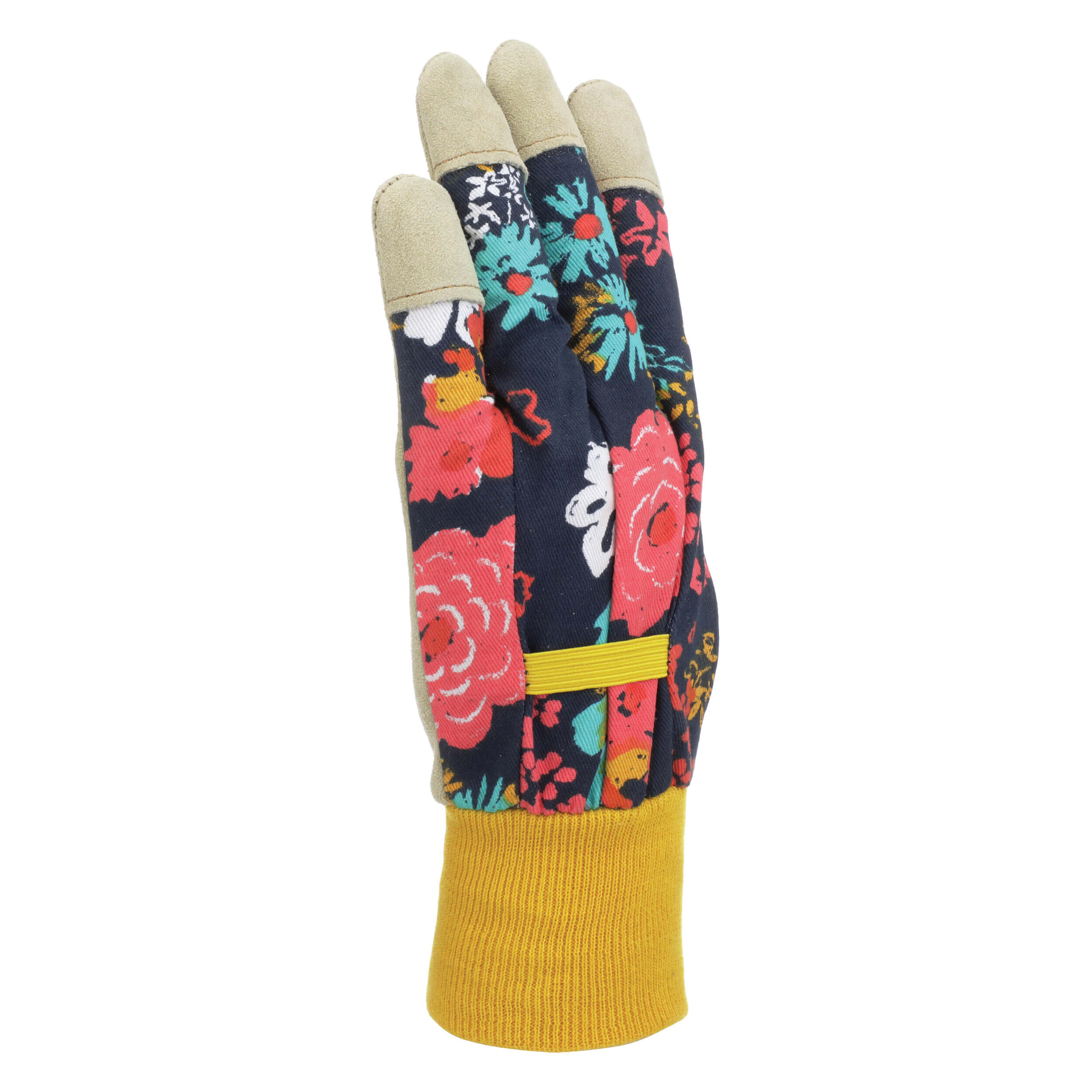 Wells Lamont 4180S Gloves, Women's, S, 6 to 6-1/2 in L, Reinforced Thumb, Elastic, Knit Wrist, Canvas, Multi-Color - 5
