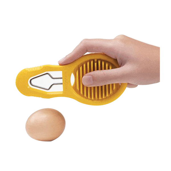 Dreamfarm DFEG5257 Eggler, 6 in L, 2.8 in W, Polypropylene/Stainless Steel, Yellow - 5