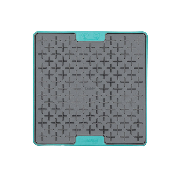 LickiMat Tuff Series LM9023TQ-DR Buddy Feeder, Polypropylene/TPR, Turquoise - 2