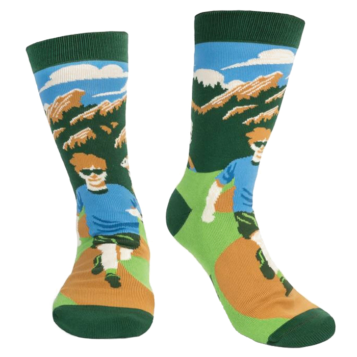 Lavley RunningSocks I'd Rather Be Running Crew Socks, One-Size, Cotton/Nylon/Spandex - 5