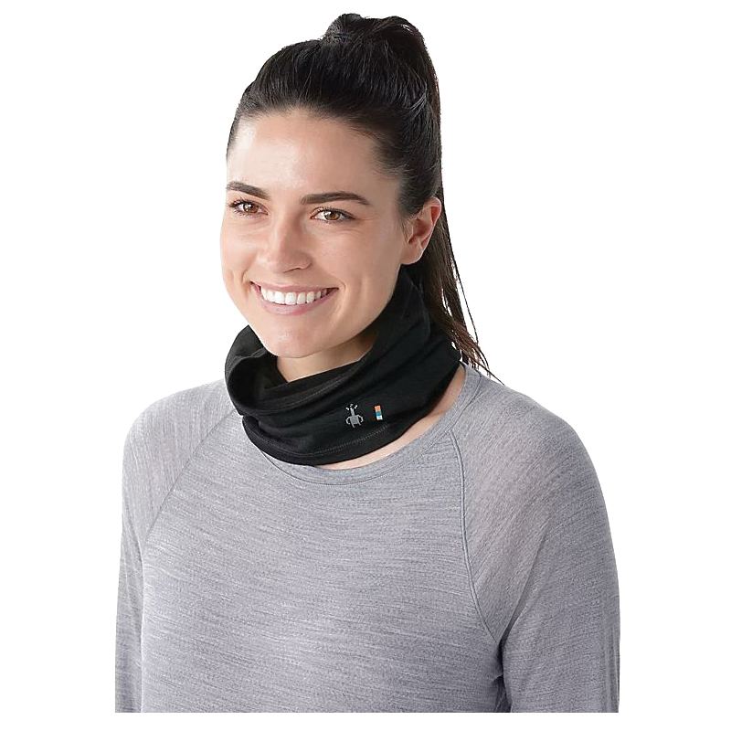 Smartwool SW017048 Neck Gaiter, One-Size, Merino Wool/Nylon, Black - 2