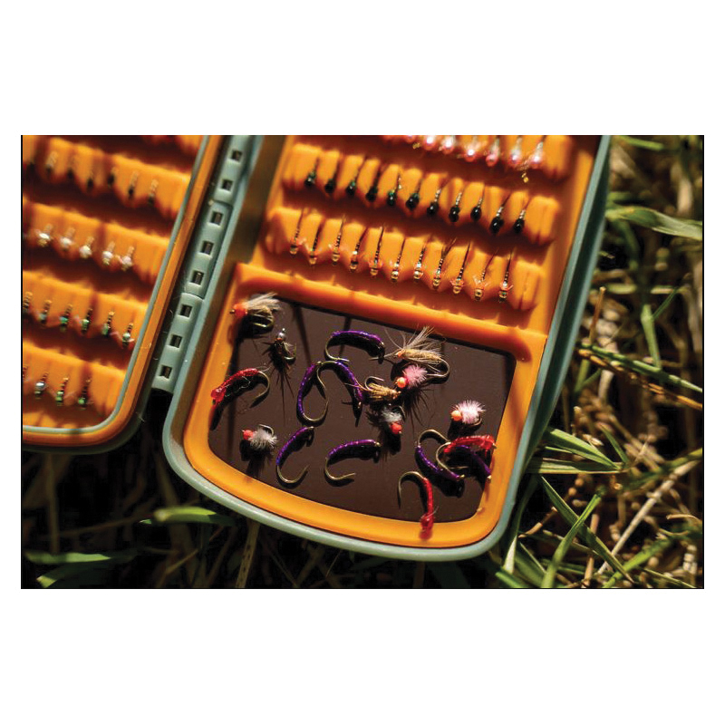 Fishpond TPFB-MP-S-SG Small Tackle Box, 5 in W, 3-1/8 in D, Plastic, Smoke Gray - 4