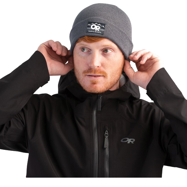 Outdoor Research Juneau Series 2680622442-222 Beanie, Retro Patch Logo, Women's, One-Size, Acrylic, Bronze - 2
