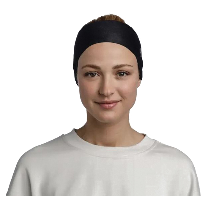 Buff ThermoNet 132456.999.10.00 Headband, Elastane/Polyester, Solid Black - 3