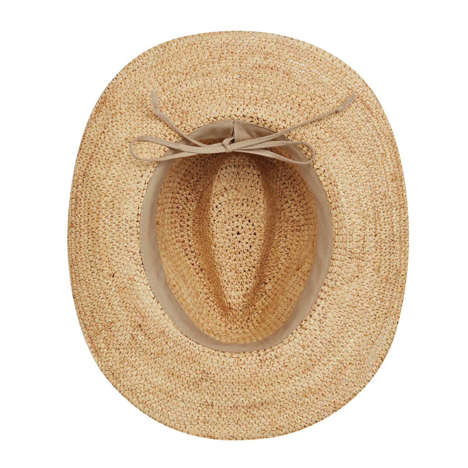 Wallaroo Hat Company Petite Catalina Series PCCOW-NA Hat, Women's, S, Faux Leather/Raffia, Natural - 4