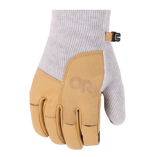 OR 300554-1050-008 Flurry Driving Gloves, Women's, L, 7-1/2 to 8 in L, Pull-On Cuff, Alpine Wool/Fleece/Nylon/Polyester - 4