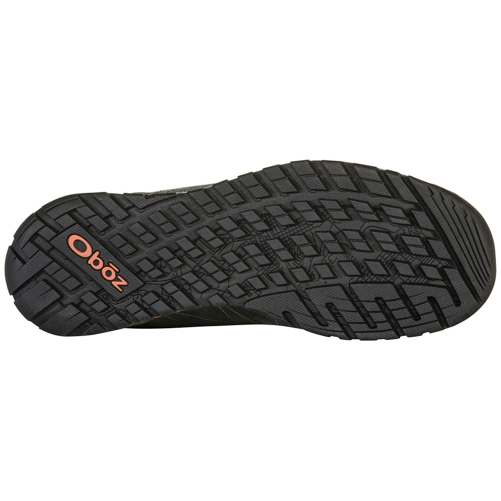 Oboz Bozeman Series 74201-12 Hiking Shoes, 12, Charcoal, Leather, Lace-Up - 2