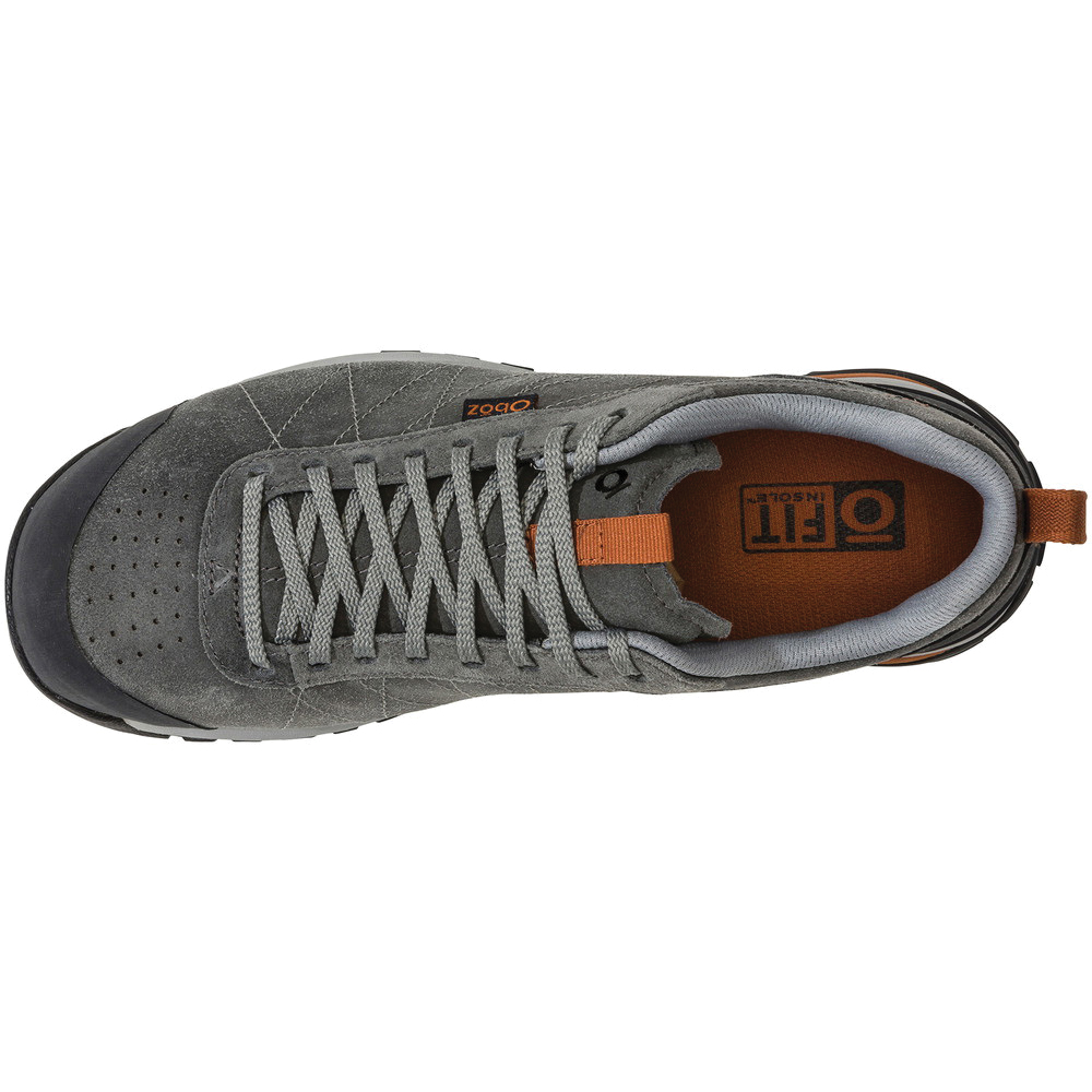 Oboz Bozeman Series 74201-12 Hiking Shoes, 12, Charcoal, Leather, Lace-Up - 4
