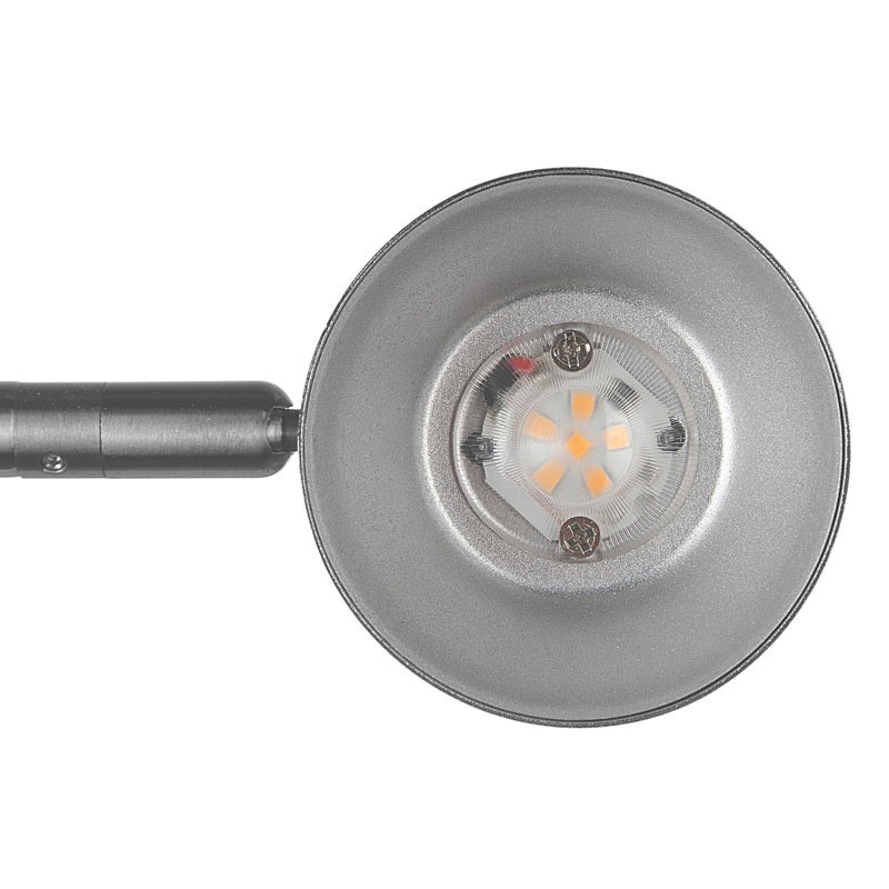 Lite Source LS-83323-BN Tiara Floor Lamp, 3-Lamp, LED Lamp, Metal - 3