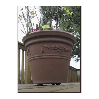 Kinsman PP27095-24 Pot Pad, 2 in Dia, 1/2 in L, Brown - 2
