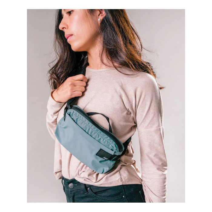 Matador ReFraction MATOG2HP01BL Packable Sling, 2 L, Adjustable Shoulder Strap, Nylon/Polyurethane, Slate Blue - 4