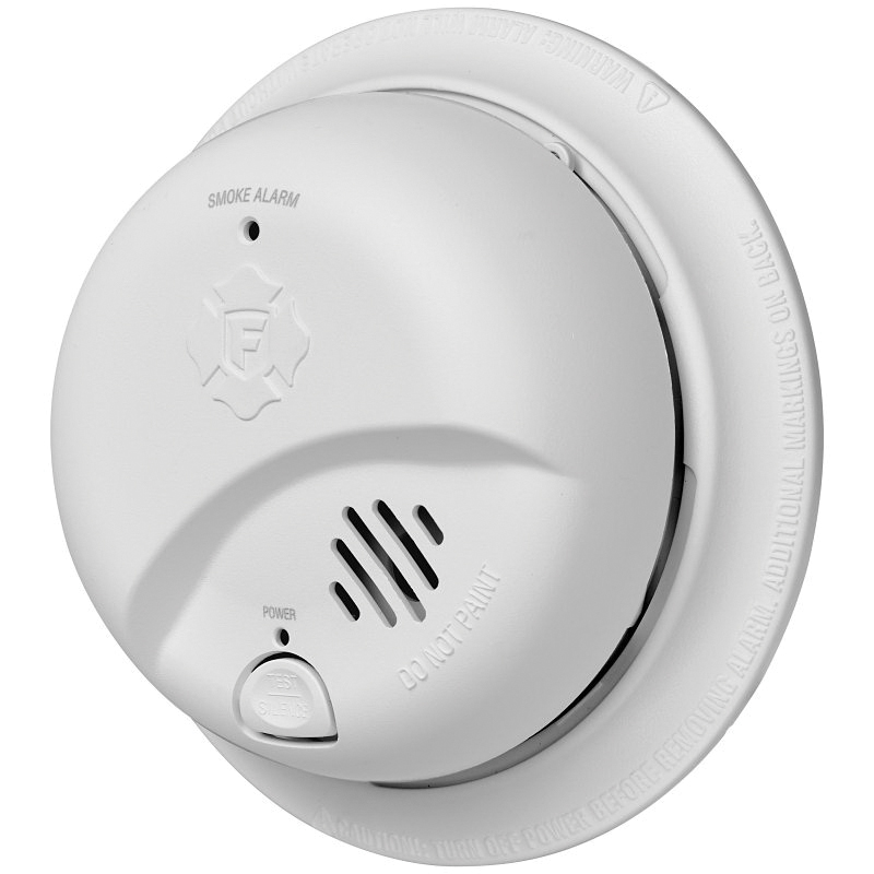 First Alert 1046836 Smoke Alarm, Ionization Sensor, 85dB at 10 ft, White - 2