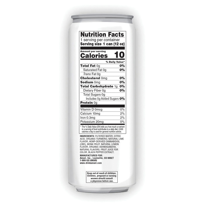 Amari 21717 Energy Drink, Lemon - 3