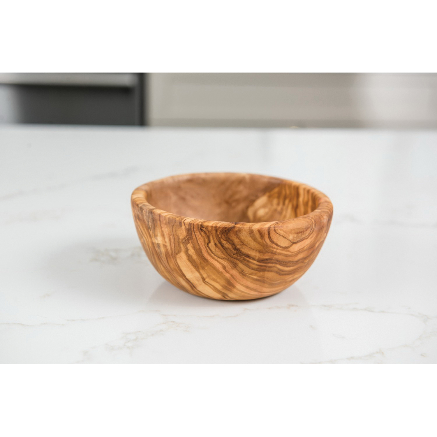 Lipper International 6011 Bowl, 4-3/4 in L, 4-3/4 in W, Olive Wood - 2