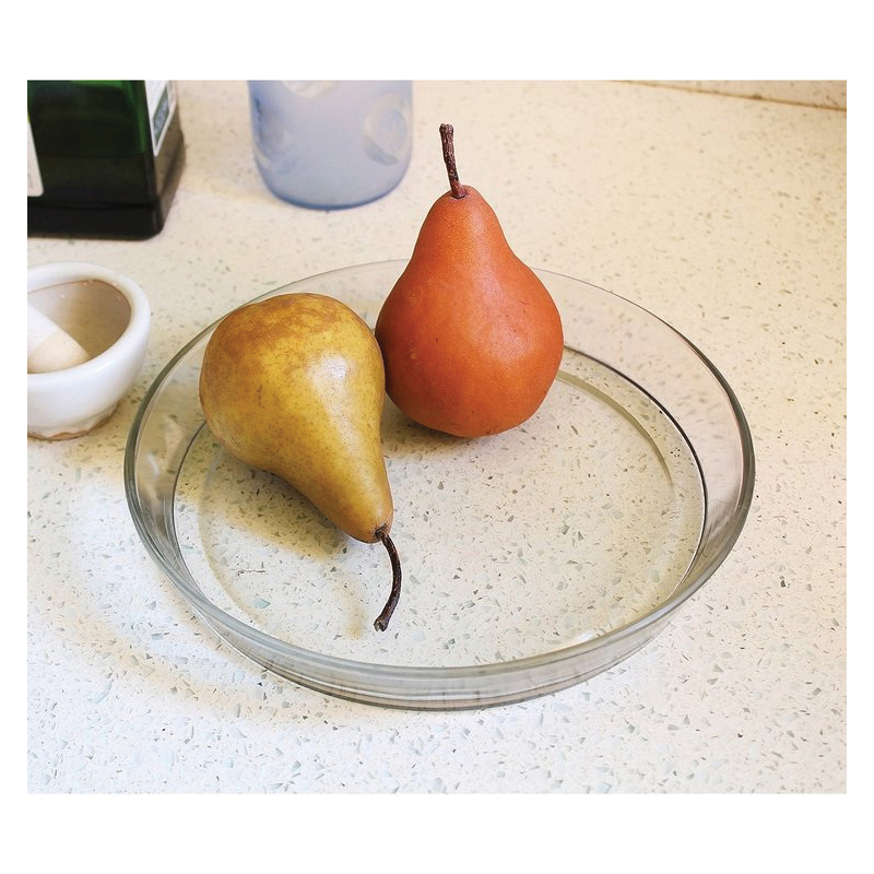 Achla Designs TRY-02 Terrarium Tray, Round, Glass, Clear - 5