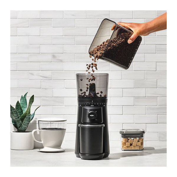Brew 8722600 Coffee Grinder, 3/4 lb Hopper, Matte Black, One Touch Control - 5