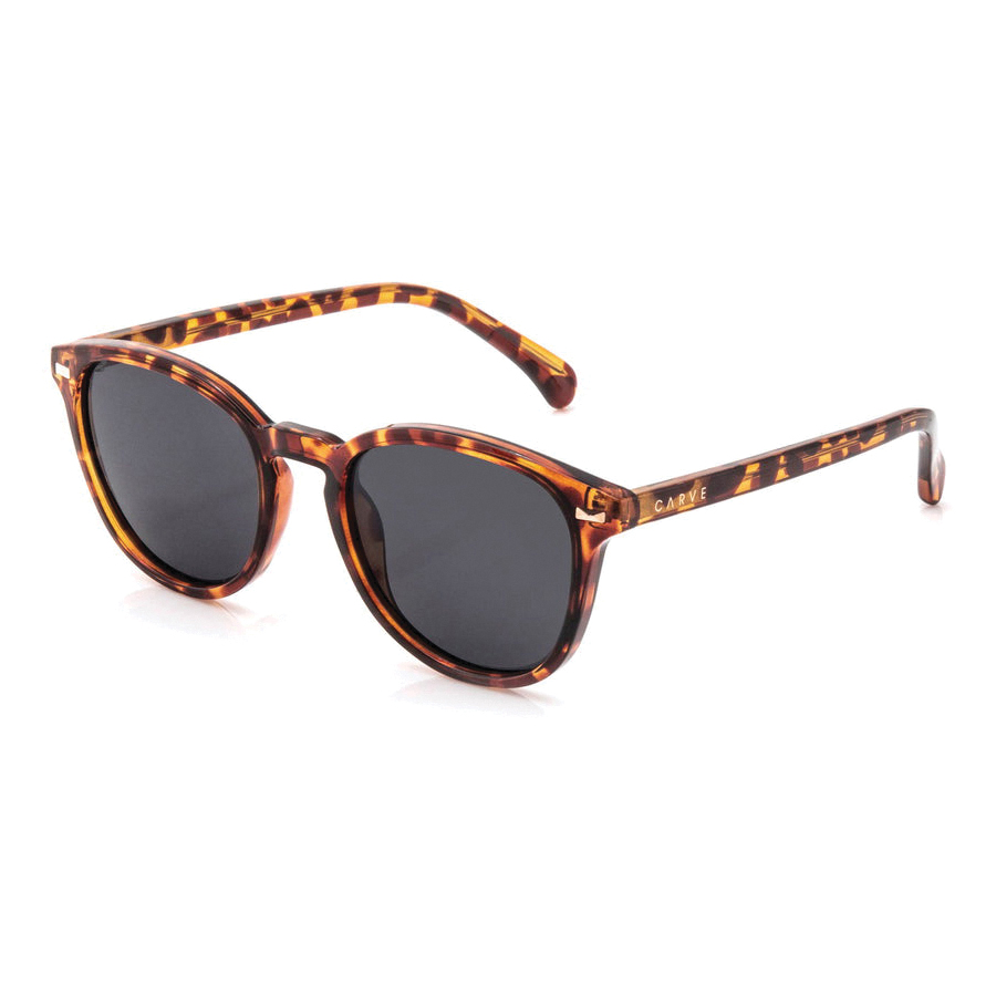 Carve Oslo Series 36030 Sunglasses, Round, Polycarbonate, Gloss Tort Gray - 3