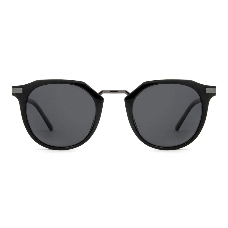 Carve Frankie Series 36080 Sunglasses, Metal/Polycarbonate, Dark Gray/Gloss Black - 3