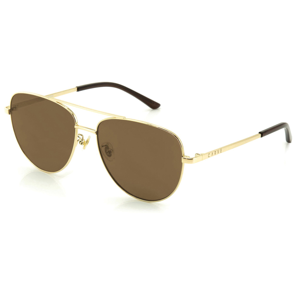 Carve Solana Series 36020 Sunglasses, Polycarbonate, Gloss Gold Brown - 2