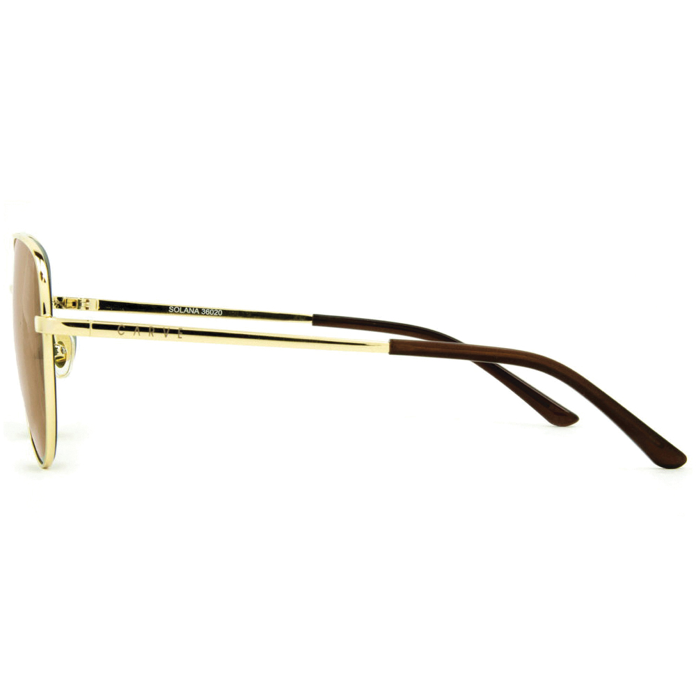 Carve Solana Series 36020 Sunglasses, Polycarbonate, Gloss Gold Brown - 4