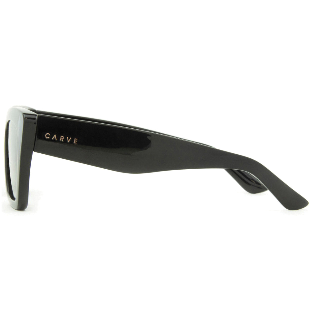 Carve Tahoe Series 36100 Sunglasses, Polycarbonate, Gloss Black, Dark Gray Lens - 4
