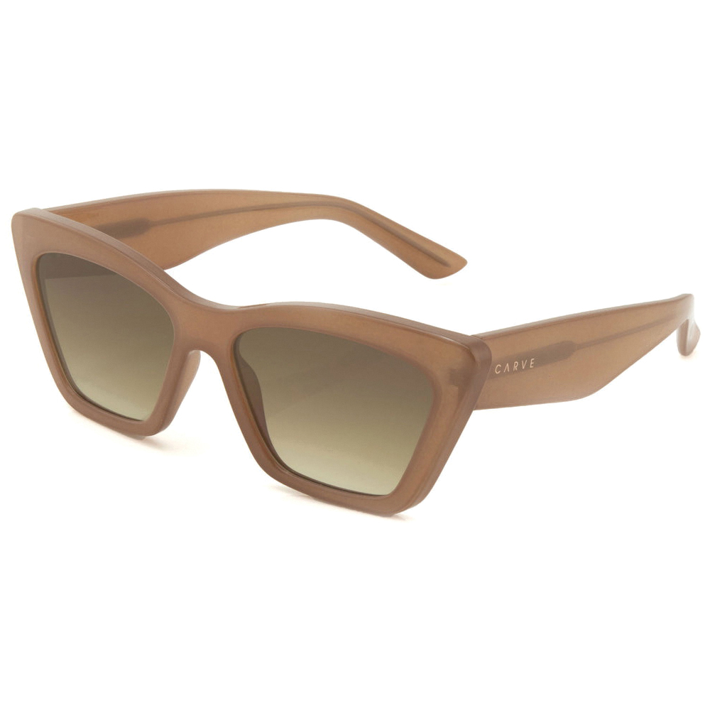 Carve Tahoe Series 36102 Sunglasses, Polycarbonate, Gloss Translucent Nude, Brown Lens - 2