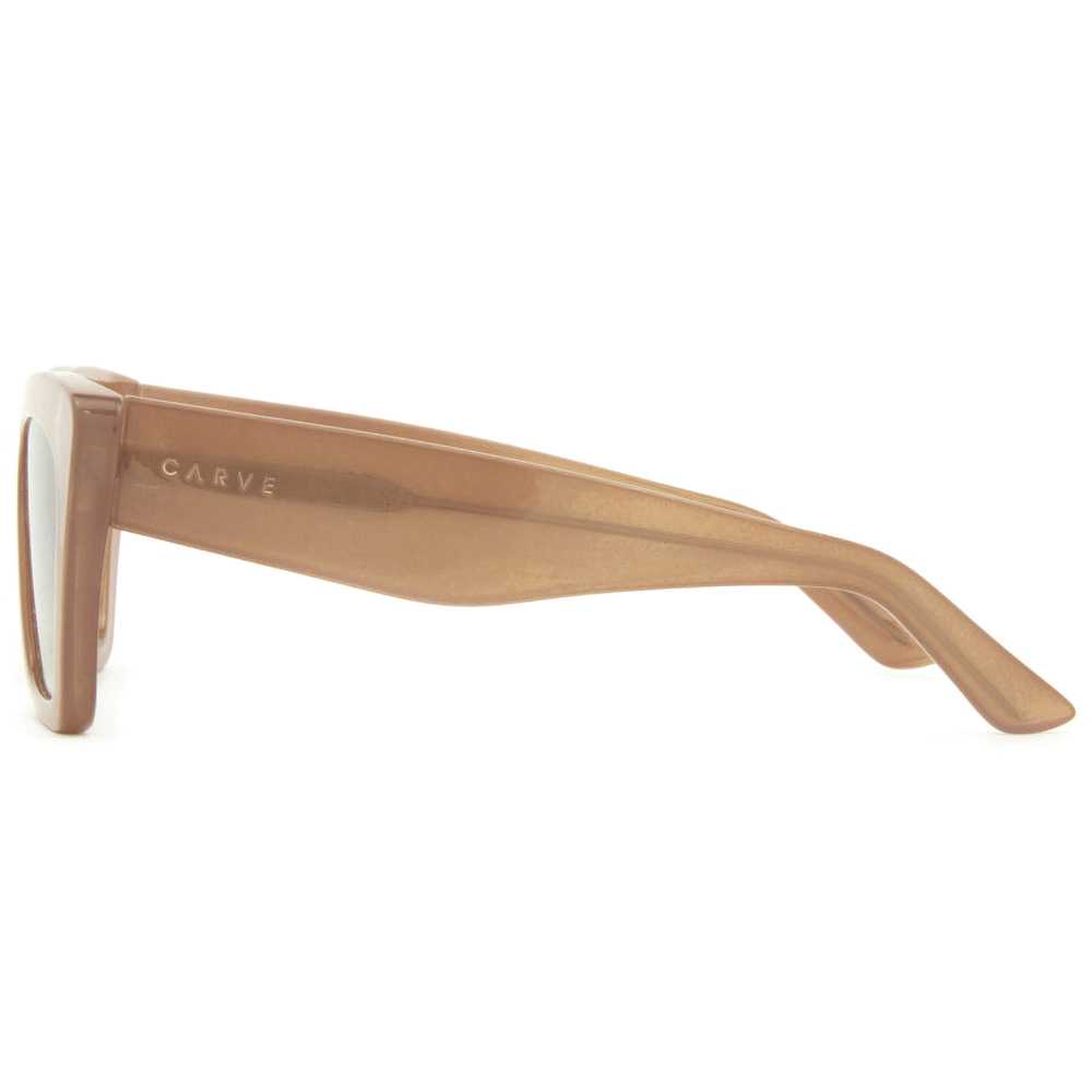 Carve Tahoe Series 36102 Sunglasses, Polycarbonate, Gloss Translucent Nude, Brown Lens - 4