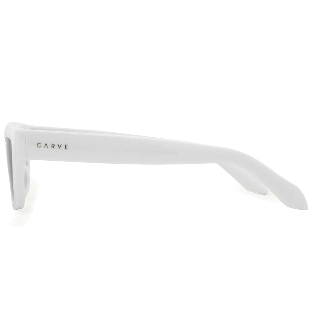 Carve Valencia Series 36153 Sunglasses, Polycarbonate, Gloss White, Gray Lens - 3