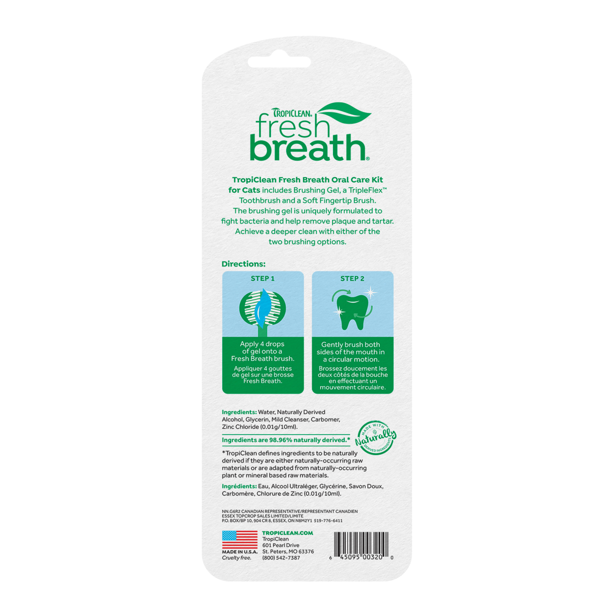 TropiClean Fresh Breath FBOCK2Z-CT Oral Care Kit - 2