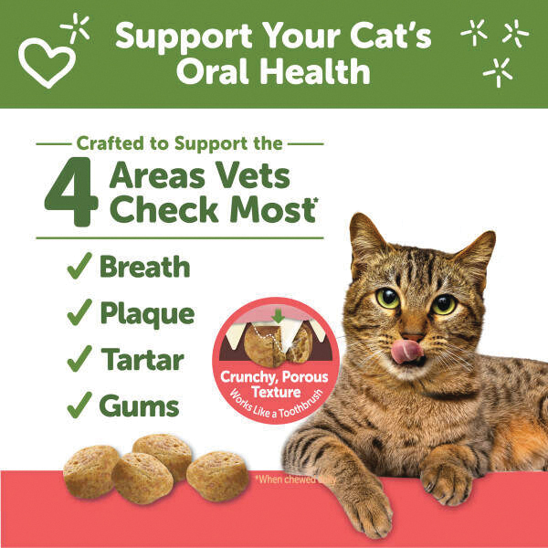 Whimzees WHZ2005 Cat Dental Treat, Adult Lifestage, Chicken, Salmon, 2 oz - 3