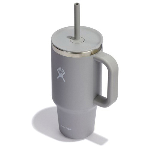Hydro Flask All Around Series TT32PS035 Travel Tumbler, 32 oz, Press-In Straw Lid, Stainless Steel, Birch, Insulated - 2