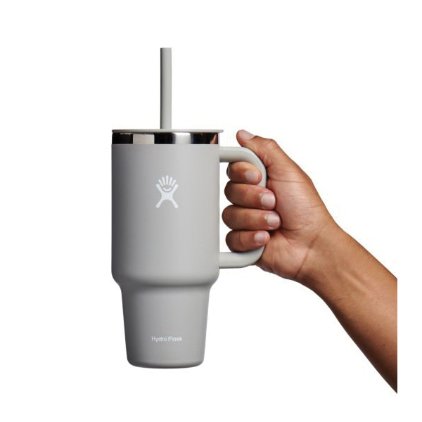 Hydro Flask All Around Series TT32PS035 Travel Tumbler, 32 oz, Press-In Straw Lid, Stainless Steel, Birch, Insulated - 3