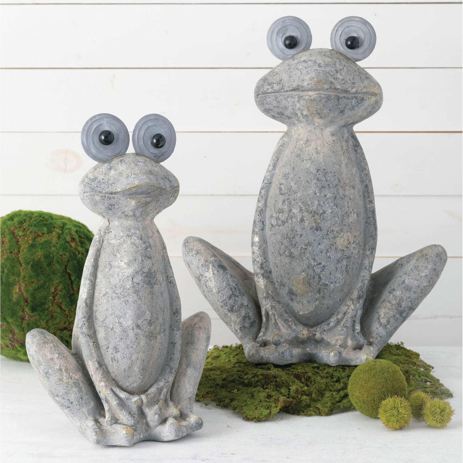 Sullivans PR2552 Garden Statue, 20-1/2 in H, Frog, Ceramic, Multi-Color - 3