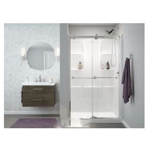 Delta In2ition Series 75494 Showerhead, Round, 1/2 in Connection, 1.75 gpm, 2-Spray Function, Rubber/Stainless Steel - 3