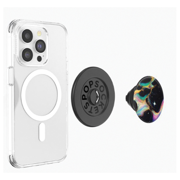 Popsockets ELECTRIC OIL S Electric Oil Slick Pop Socket, For: iPhone 11/12 and Smooth Hard Plastic Cases - 3