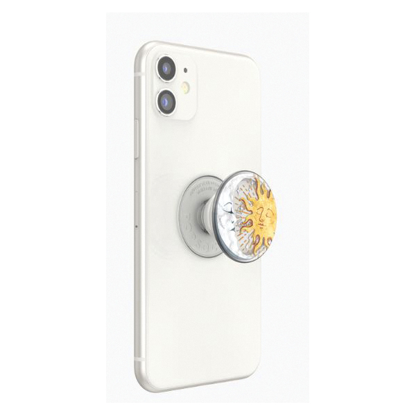 Popsockets PlantCore Series PLANT SUN AND Sun and Moon Pop Socket, Polymer, Translucent, Enamel - 4