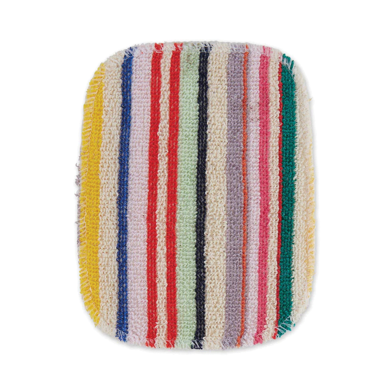 Rsvp International ECO-3 Cleaning Cloth, 7 in L, 5 in W, Cotton/Nylon, Multi-Color - 2
