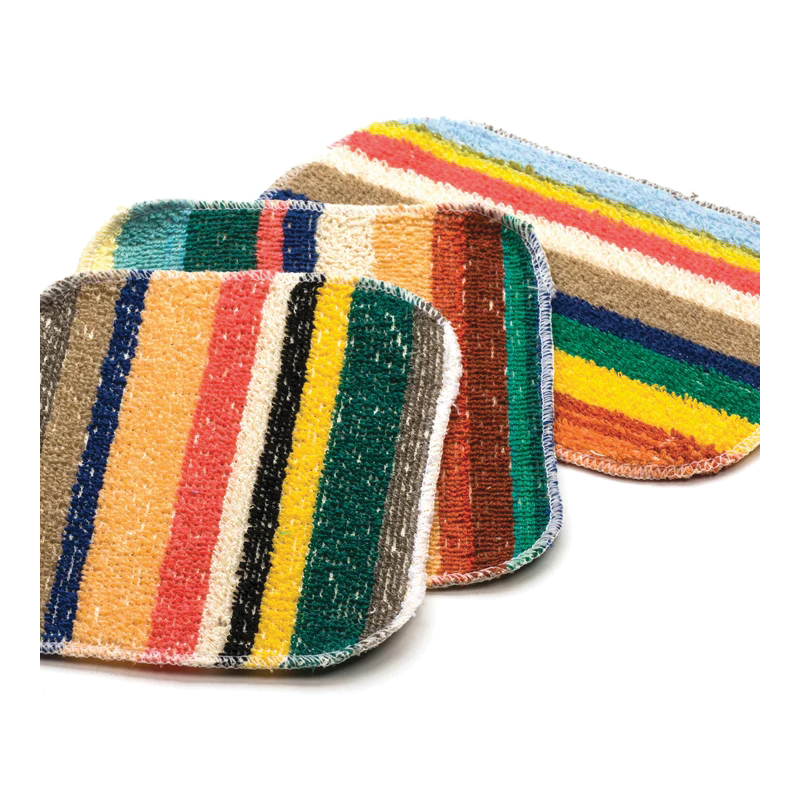Rsvp International ECO-3 Cleaning Cloth, 7 in L, 5 in W, Cotton/Nylon, Multi-Color - 3