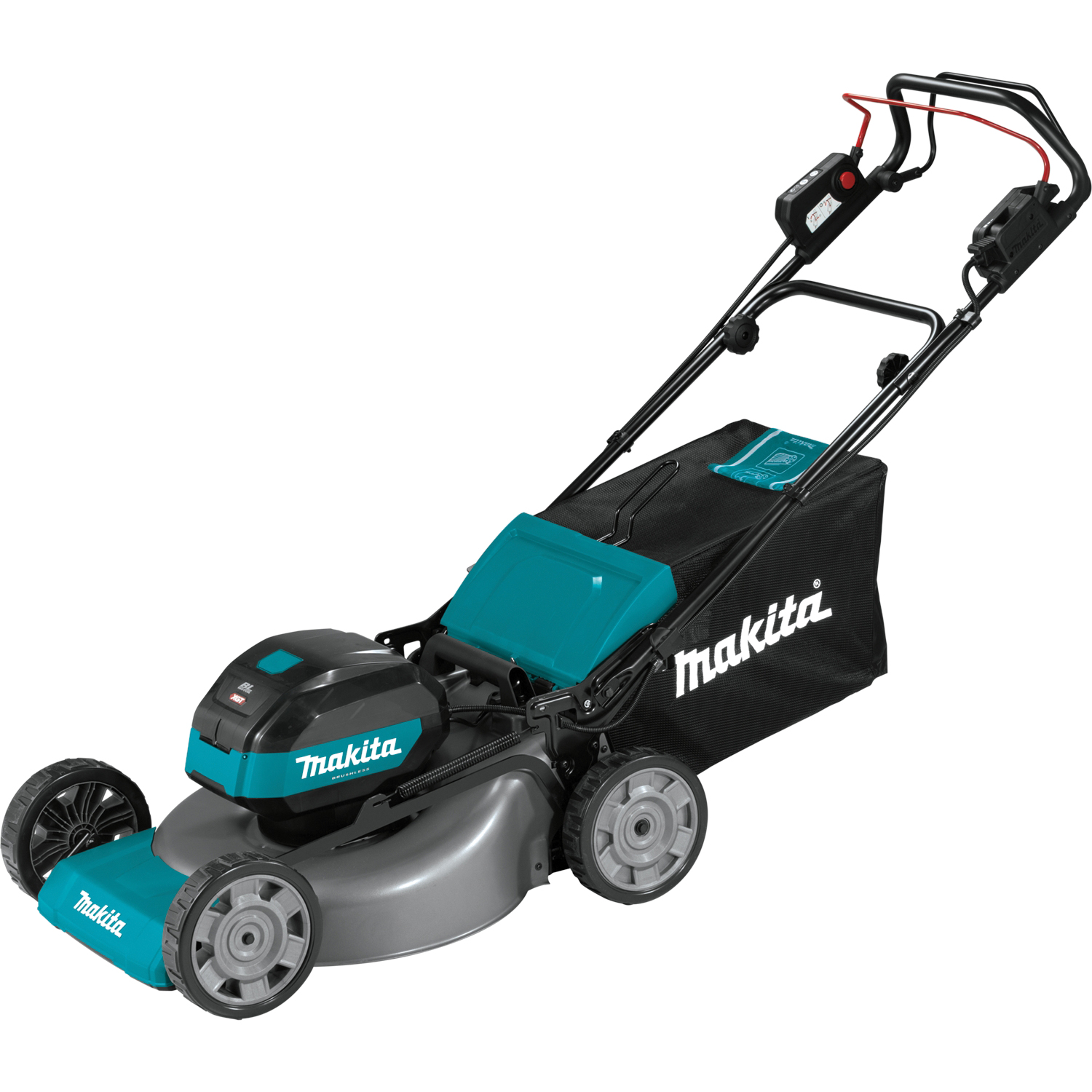 Makita GML01PL Commercial Lawn Mower Kit, Battery Included, 8 Ah, 40 V, Lithium-Ion, 21 in W Cutting - 2
