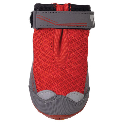 Ruffwear Grip Trex P15202-607150 Dog Boots, 1-1/2 in, Polyester/Synthetic Pigskin, Red, Hook and Loop - 2