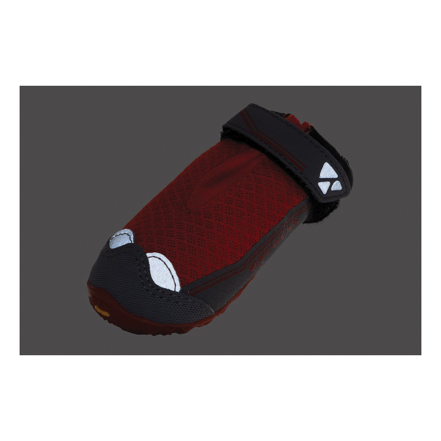Ruffwear Grip Trex P15202-607150 Dog Boots, 1-1/2 in, Polyester/Synthetic Pigskin, Red, Hook and Loop - 5