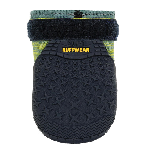 Ruffwear Hi & Light Series P1560-355175 Trail Dog Shoes, 1-3/4 in, Polyester/Rubber/Thermoplastic Polyurethane, Green - 3