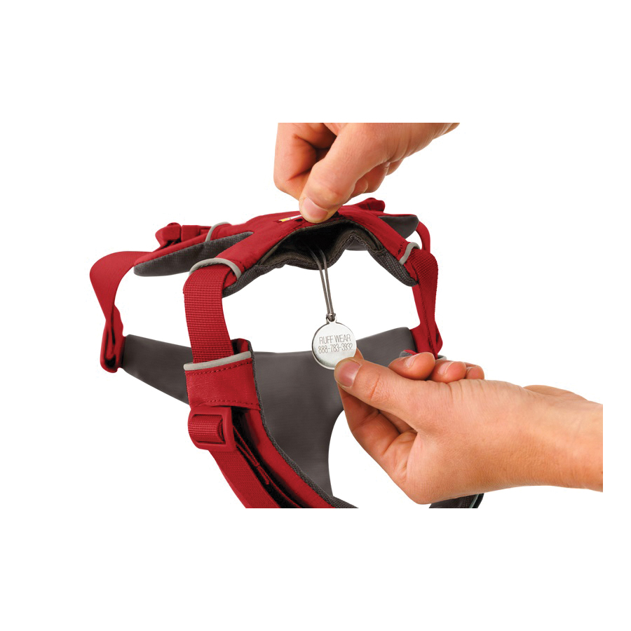 Ruffwear Front Range Series 30503-625-S Dog Harness, S, Buckle, Polyester, 22 to 27 in Harness, Red Canyon - 3