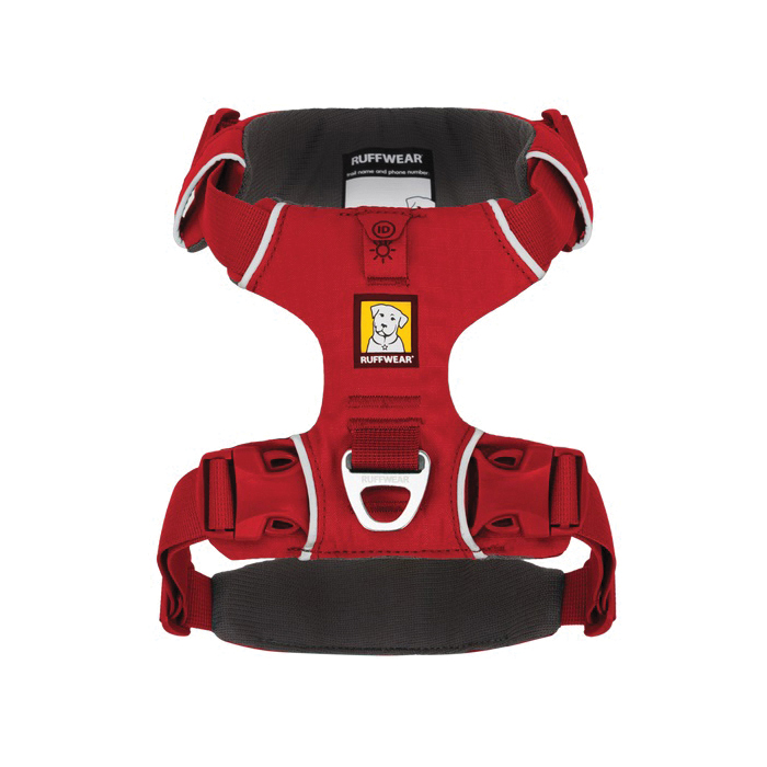 Ruffwear Front Range Series 30503-625-S Dog Harness, S, Buckle, Polyester, 22 to 27 in Harness, Red Canyon - 4