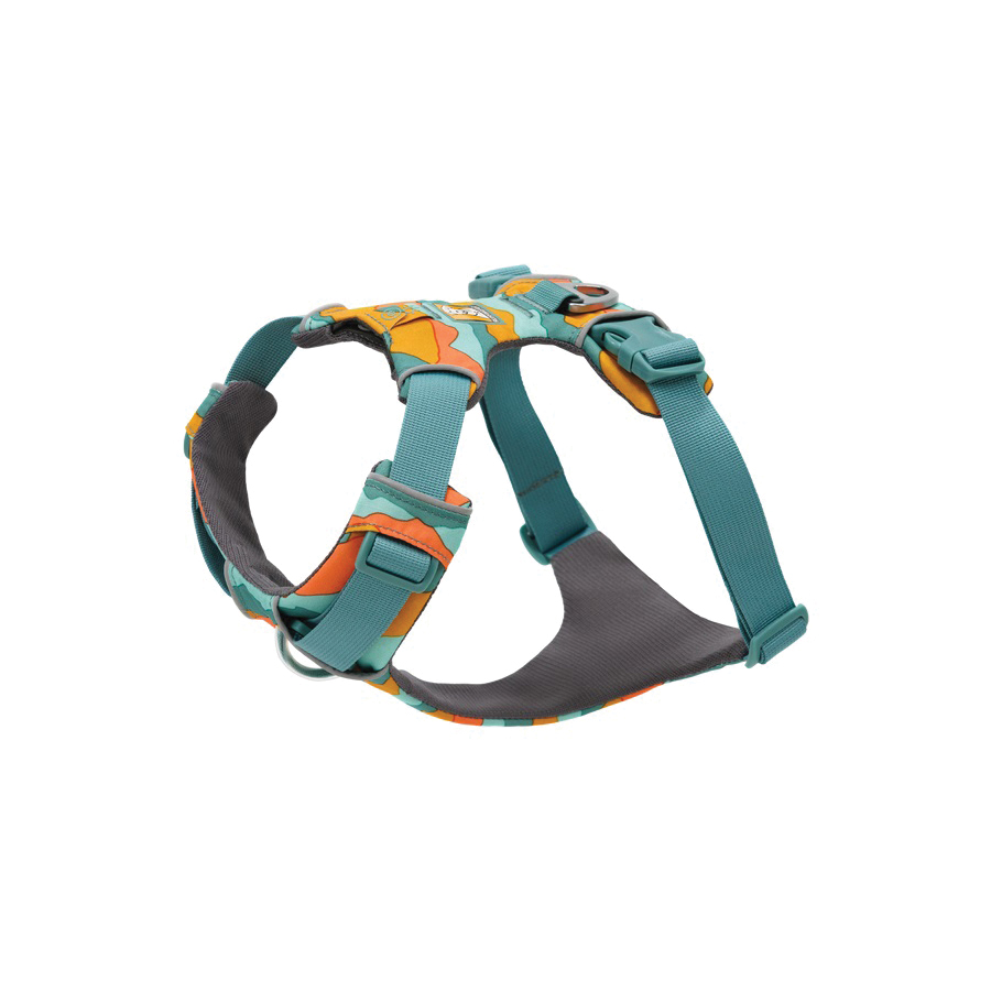Ruffwear Front Range Series 30503-968-S Dog Harness, S, Buckle, Polyester, 22 to 27 in Harness, Spring Mountains - 2