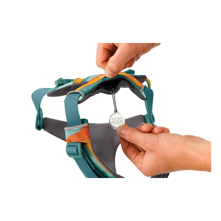Ruffwear Front Range Series 30503-968-S Dog Harness, S, Buckle, Polyester, 22 to 27 in Harness, Spring Mountains - 5
