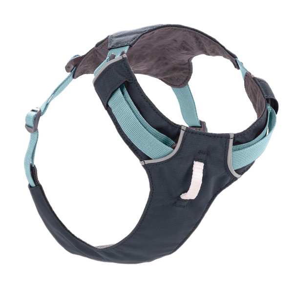 Ruffwear Hi & Light Series 30821-042-XS Lightweight Dog Harness, XS, Buckle, Polyester, 17 to 22 in Harness, Basalt Gray - 2